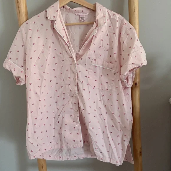 Victoria’s Secret heritage cotton short pajama set sz large - Picture 2 of 6